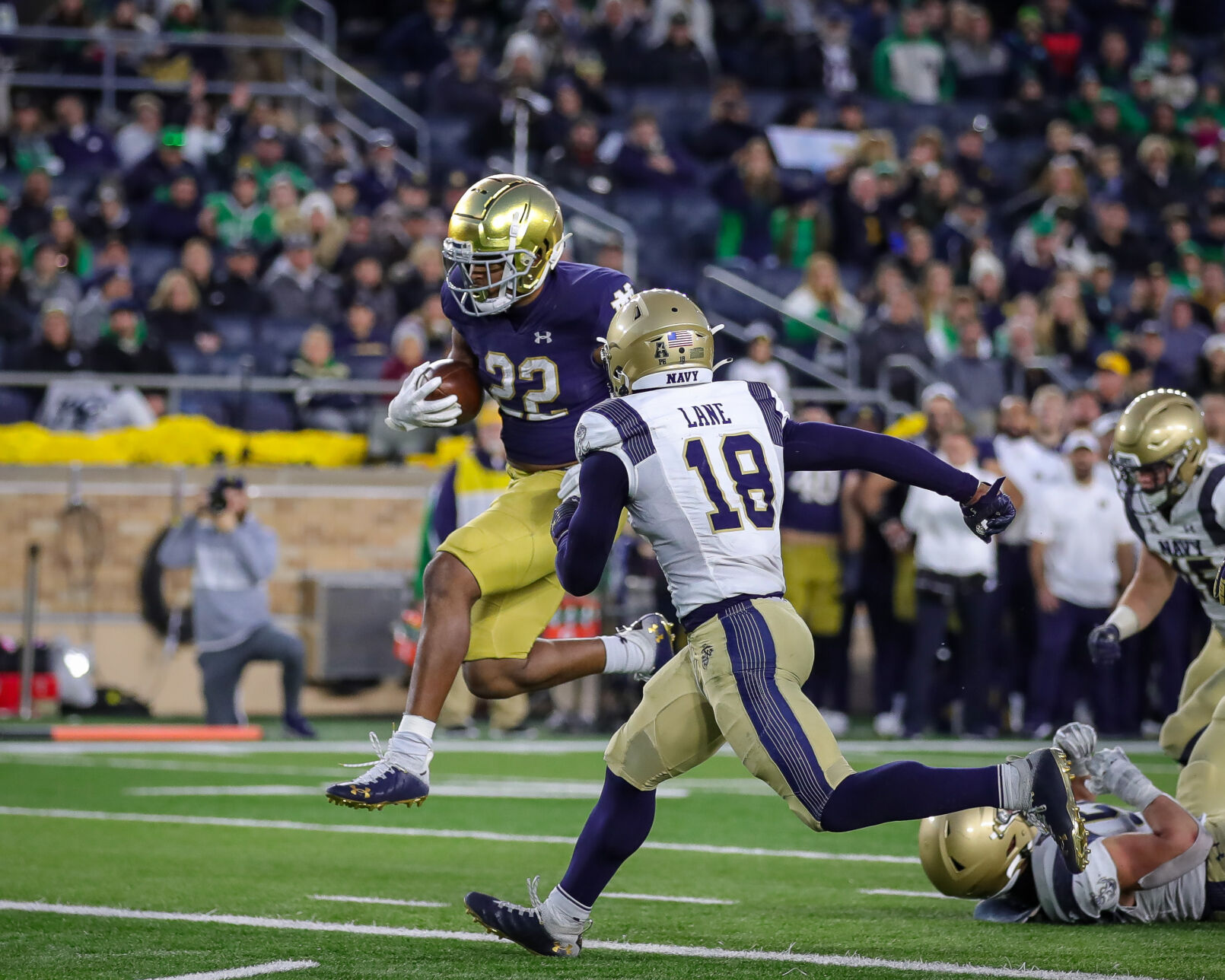 Navy vs Notre Dame - Logan Diggs TD